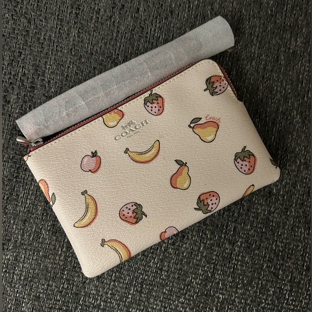 SALE!!! NWT Coach mixed fruit wristlet!! PRICE FIRM - Picture 3 of 5